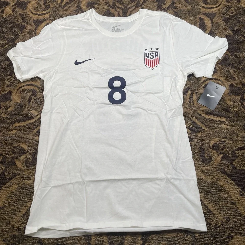 Nike Julie Johnston #8 USA Soccer T-shirt Men's Size Small New A